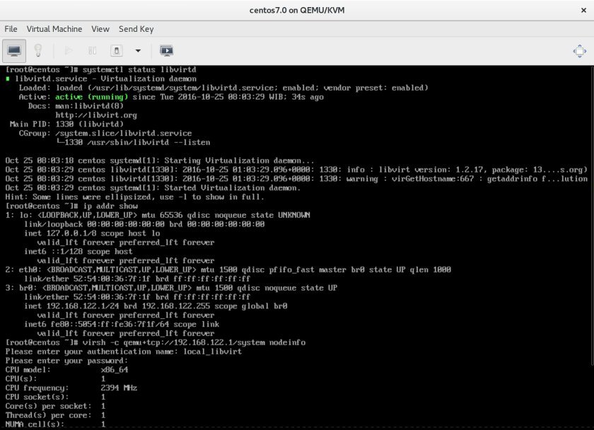 Install-KVM-and-Libvirt-on-CentOS-7