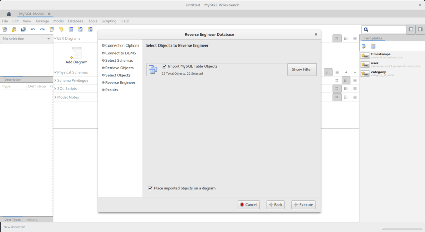 How to generate ER Diagram from existing MySQL Database