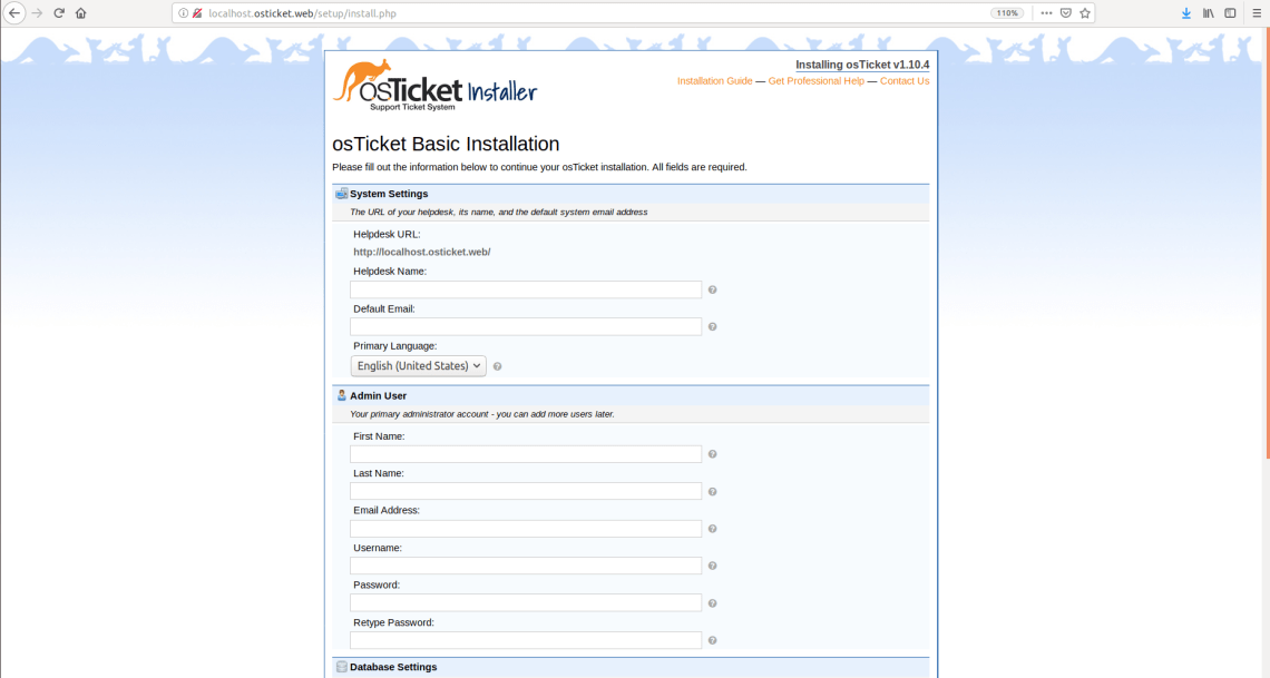 How to Install osTicket in Linux Ubuntu 18.04 Bionic Beaver