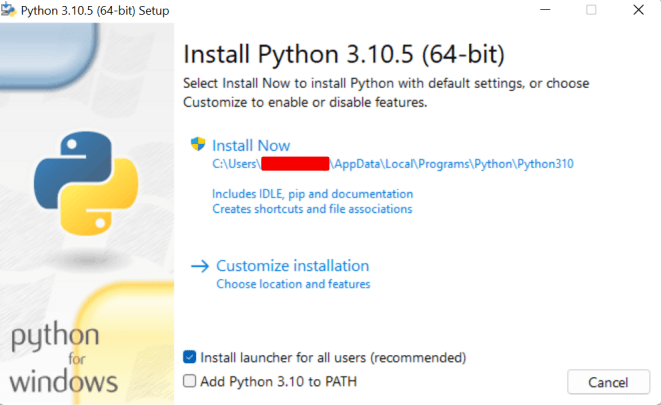 How to Install Python in Microsoft Windows 11